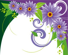 时尚花纹矢量图