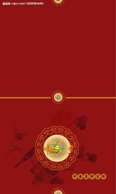 月饼包装平面图