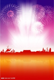 新年单页海报背景模板