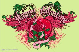 韩国情人节花纹