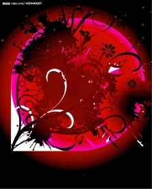 展板海报 花纹背景4