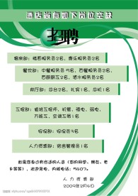 酒店招聘
