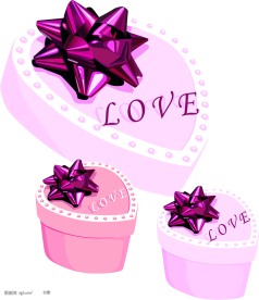 情人节巧克力盒子