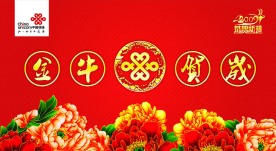 中国联通春节吊旗
