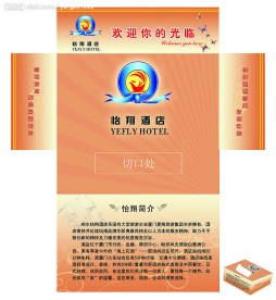酒店餐巾纸包装设计与效果图