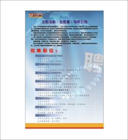 企业招聘 展板 海报 模版