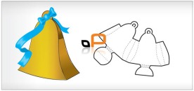 包装平面图带成品效果