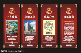 房地产X展架设计