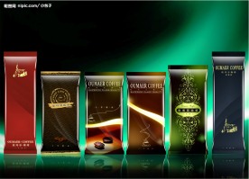 六款高清晰咖啡包装设计