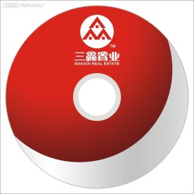 三鑫置业光盘设计
