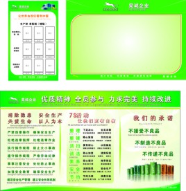绿色环保展板