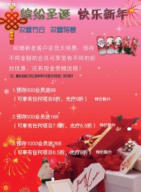 缤纷圣诞快乐新年