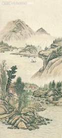 水墨山水画