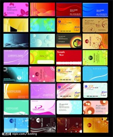 卡片名片背景模板