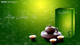 龙井茶海报