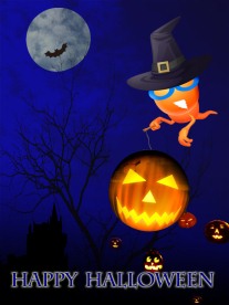 万圣节宣传海报装饰画