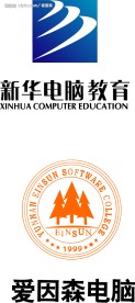 爱恩森新华电脑教育学校标志