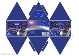 蓝鸟速溶咖啡包装