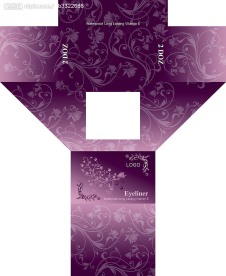 化妆品包装盒(紫色)