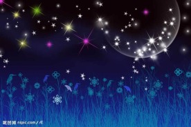 梦幻星空婚纱摄影背景PSD分层