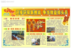 乙烯厂净化水车间春节板报