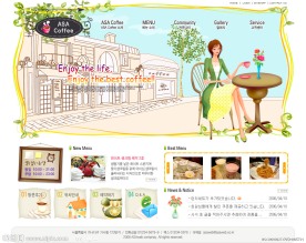 韩国咖啡馆网站