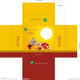 中性月饼水果包装