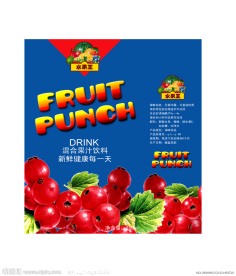 饮料包装盒展开图
