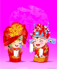 婚礼卡通(未分层)