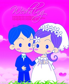 婚礼卡通