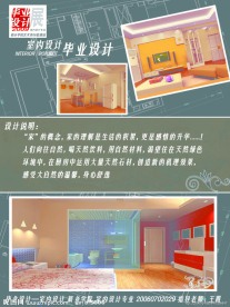 毕业室内设计展板