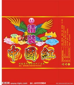 烟花包装(红炮）精装中国红