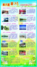旅游展板