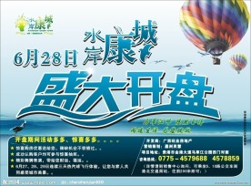 房地产 开盘 海报 盛大 DM