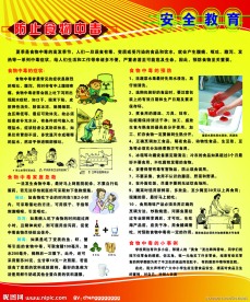 安全教育展板