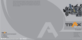 国外画册设计 机械模板矢量