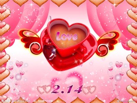 情人节爱心咖啡