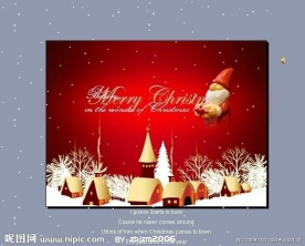 圣诞节动画PPT模板