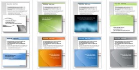 欧美风格炫彩商务PPT模板1