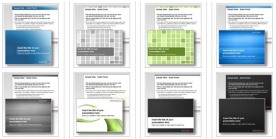 欧美风格炫彩商务PPT模板3