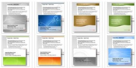 欧美风格炫彩商务PPT模板4