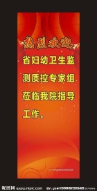 妇幼医院X展架