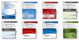 欧美风格炫彩商务PPT模板6