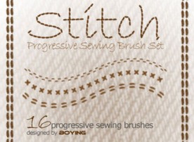 毛衣针脚ps笔刷下载