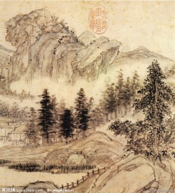 国画 山水 中国风 水墨图片