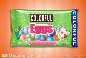 糖果包装矢量图