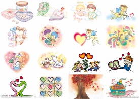 手绘浪漫情人节图片合辑（2