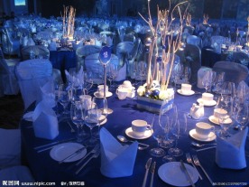 酒店 桌子 桌花 华艺 布衣 灯光 舞台 晚会 晚宴 中餐 西餐 咖啡 杯子 折巾 圣诞