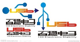 百稳电子标志设计