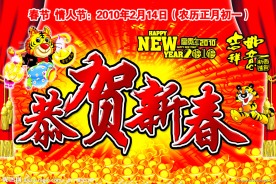 2010年春节吊旗